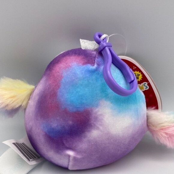 Squishmallows 3.5” Tomara Penguin Valentines Heart Clip On Keychain Plush - Picture 3 of 8